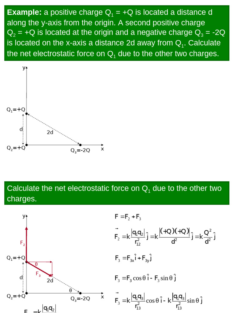 Lecture01 Part 3 Coulombs Law Example | PDF