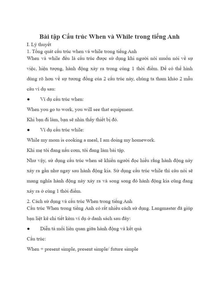 50 bai tap cau truc when va while trong tieng anh co dap an chi tiet pdf