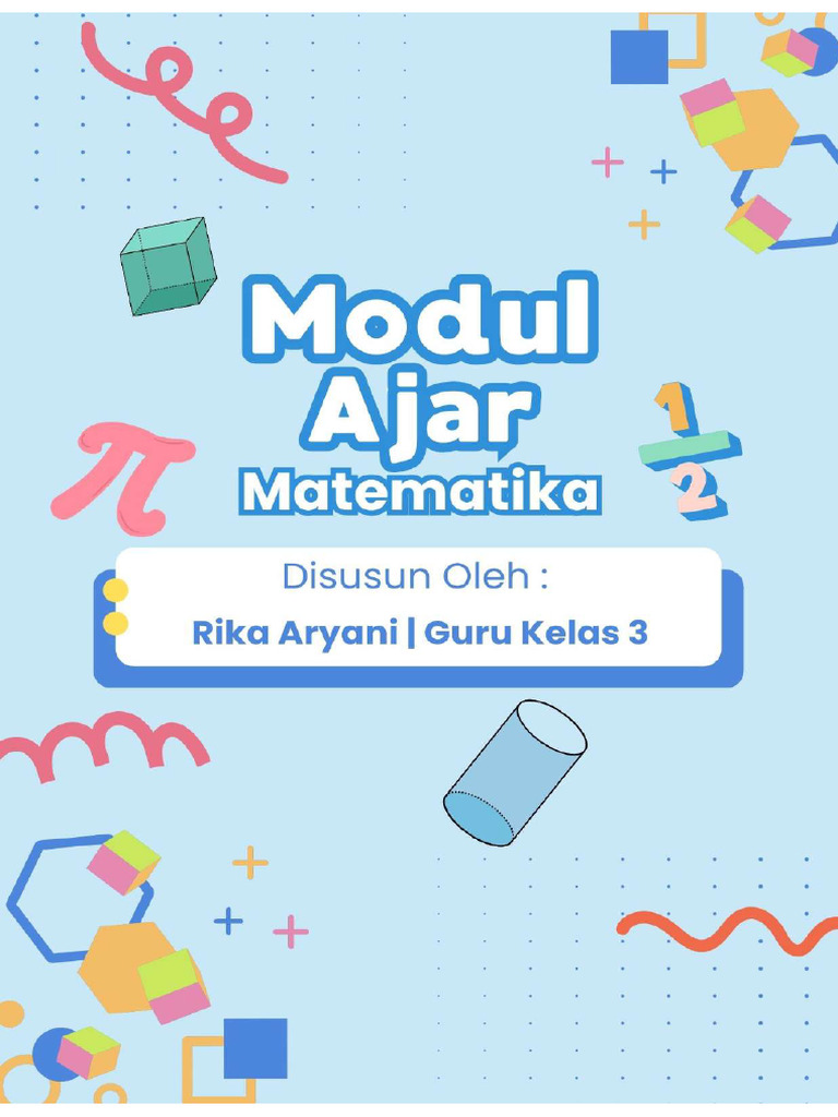 Modul Ajar Matematika Kelas 3 | PDF