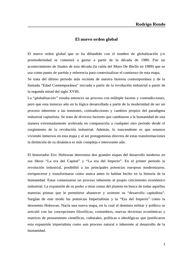 Globalización Pdf