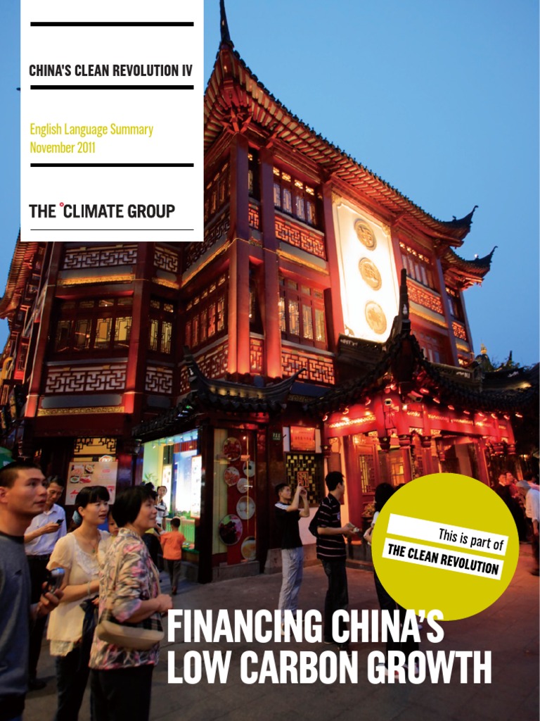 Financing China's Low Carbon Growth | PDF | Low Carbon Economy ...