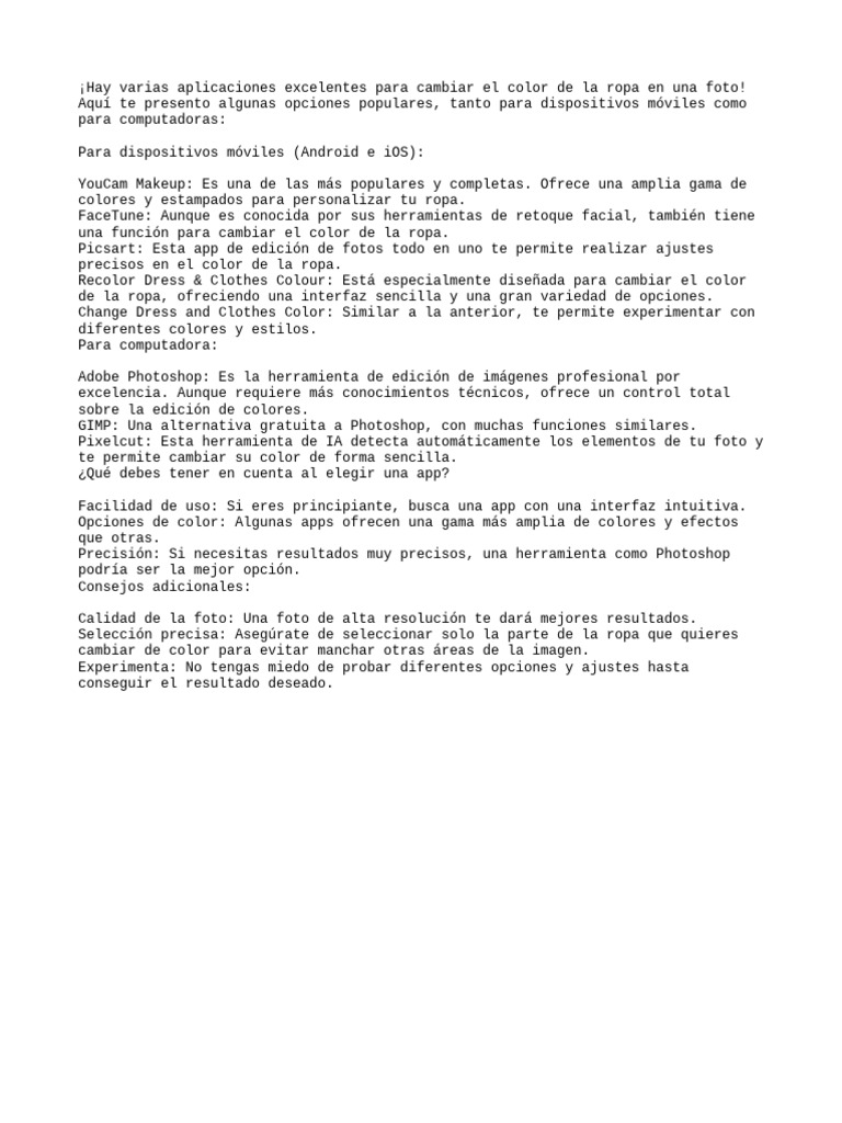 Cambiar color de ropa pdf