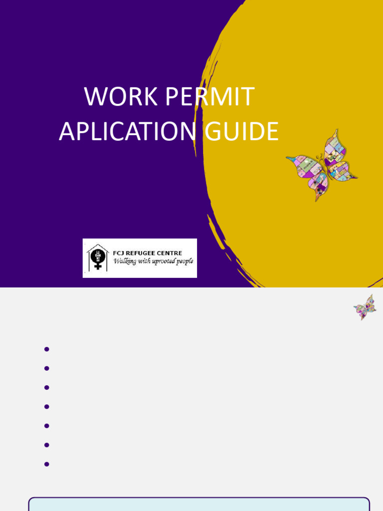Work Permit Presentation | PDF | World Wide Web | Internet & Web