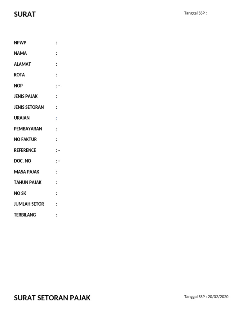 Format SS P 1 | PDF