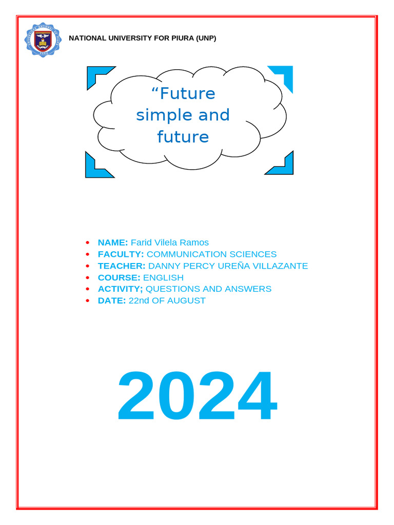Answer and Questions - Future Simple and Future Continuos | PDF