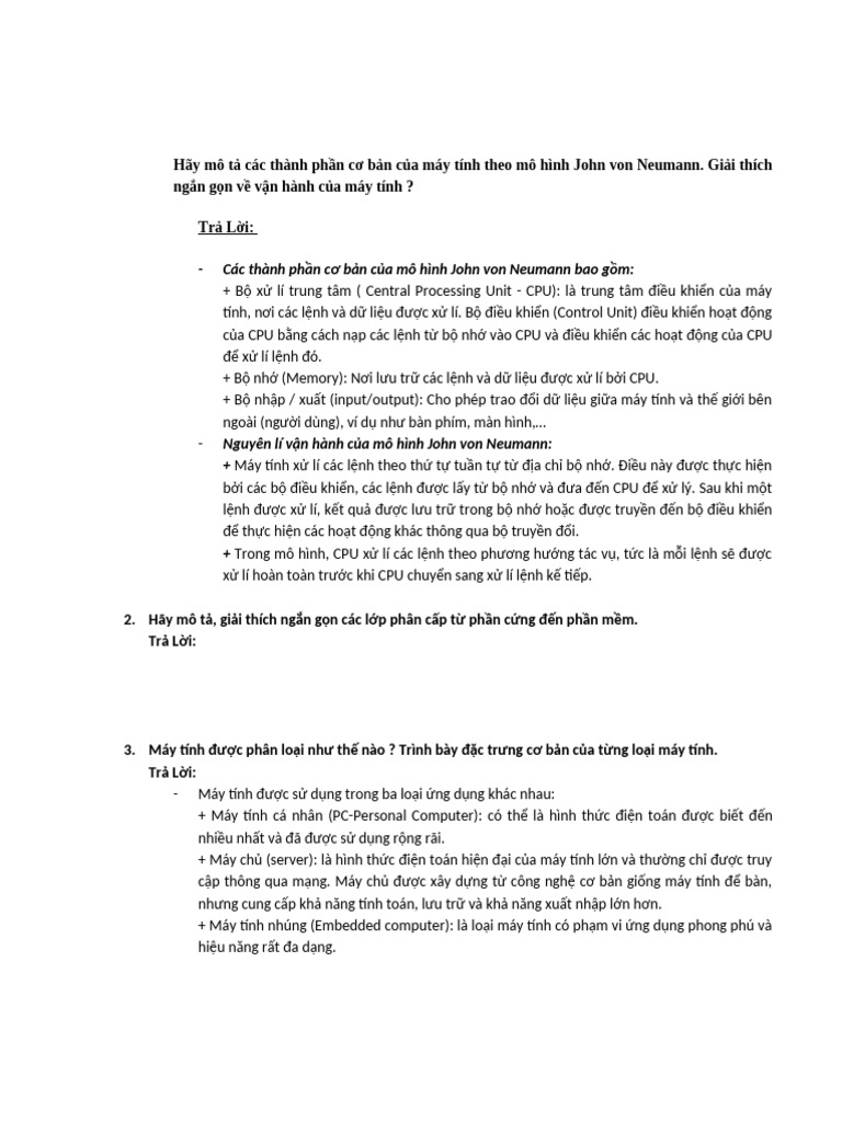 Bài 1 - KTMT | PDF