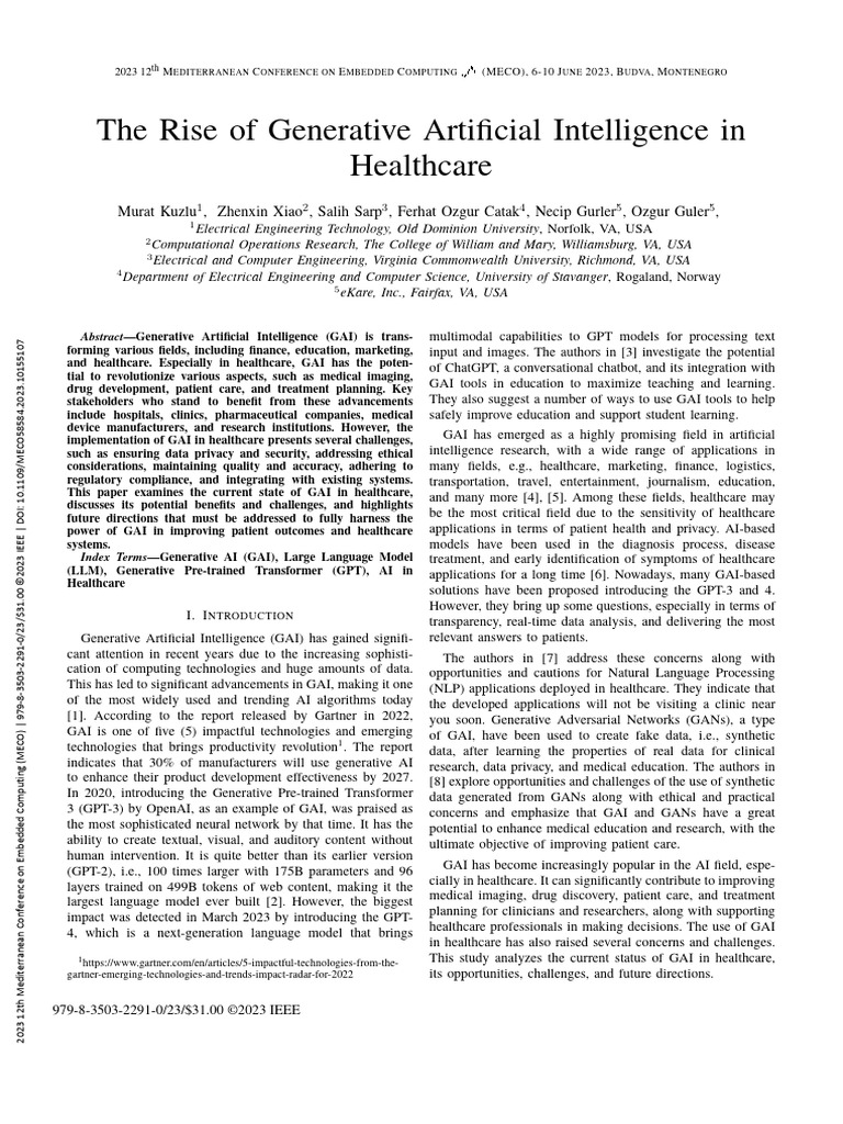 P28 The - Rise - of - Generative - Artificial - Intelligence - in ...