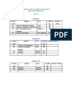 Curriculum of Computer Science