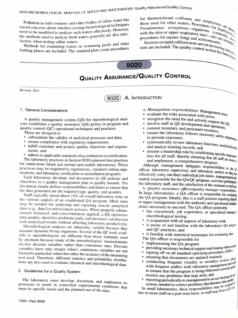Notes On QA | PDF