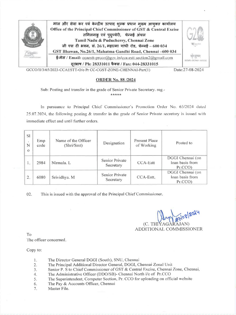 Order No 88 2024 | PDF
