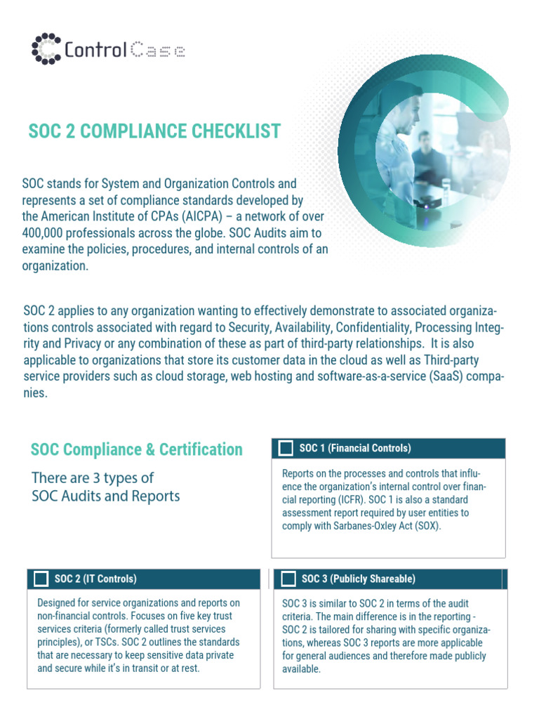SOC2 Checklist | PDF