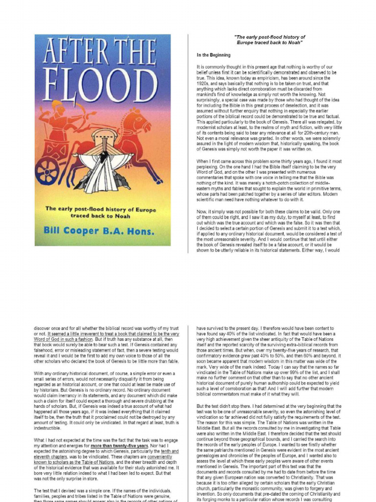 After The Flood Bill Cooper PDF