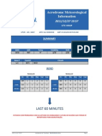 Aerodrome Meteorological Information: Last 60 Minutes