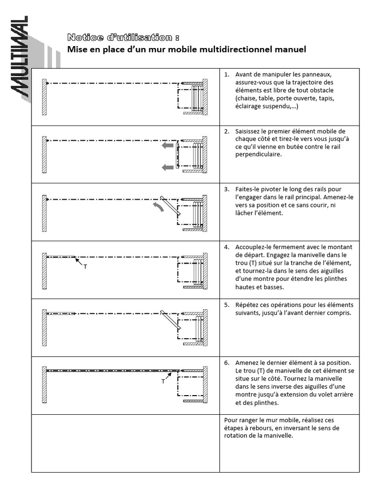 MULTIWAL Notice - 2pts - Manuel | PDF