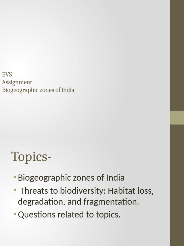 Biogeographic Zones of India Explained | PDF | Habitat Destruction ...