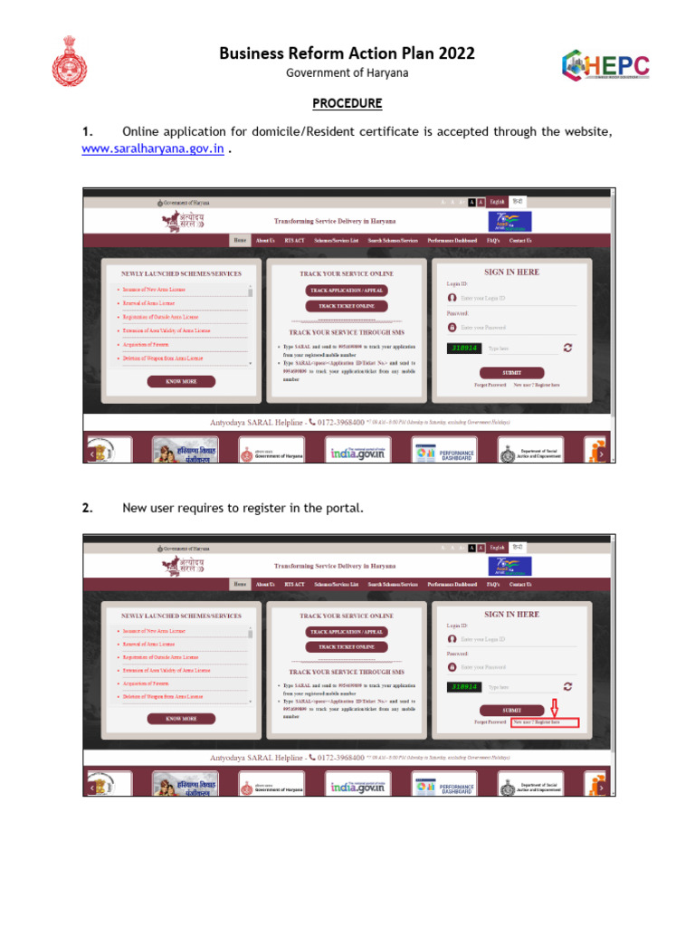 Business Reform Action Plan 2022: Online Application For Domicile ...