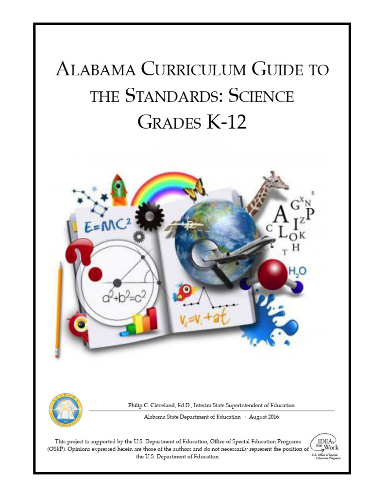 Curriculum Guide To The Alabama Course of Study - Science | PDF