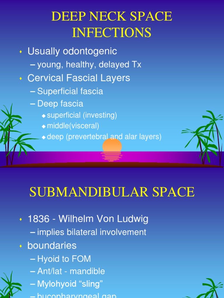 Deep Neck Space Infections Overview | PDF | Social Science