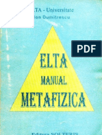 Manual de Metafizica Elta Universitate