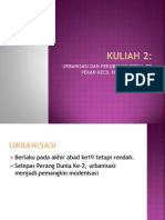 Urbanisasi Dan Perubahan Sosial Dr Pekan Kecil Ke Bandar Dunia