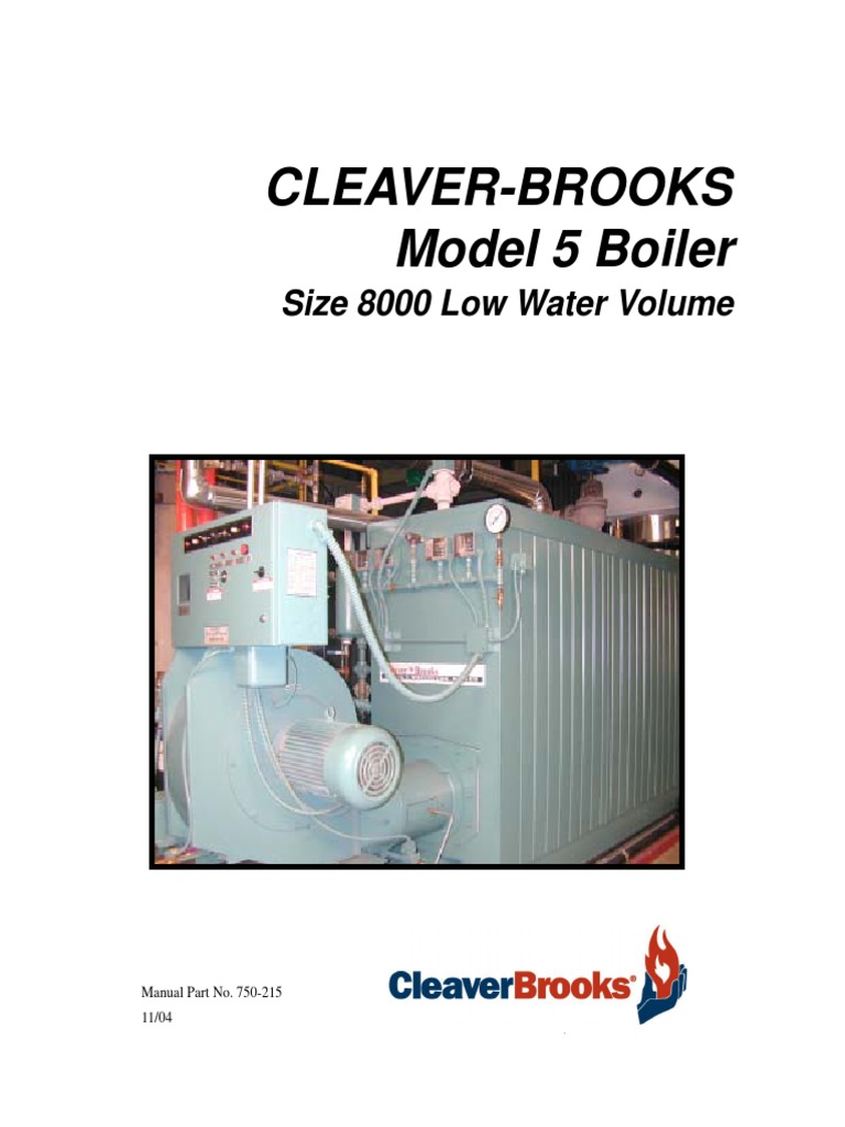 Model 5 Operating and Maintenance Manual Low Water Volume PDF