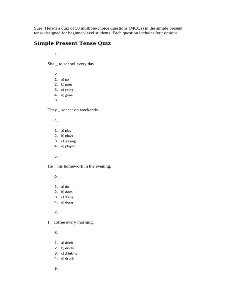 Quiz | PDF