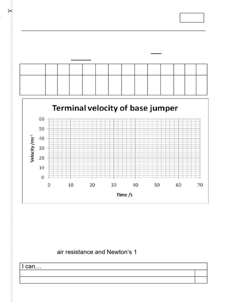 Terminal Velocity | PDF