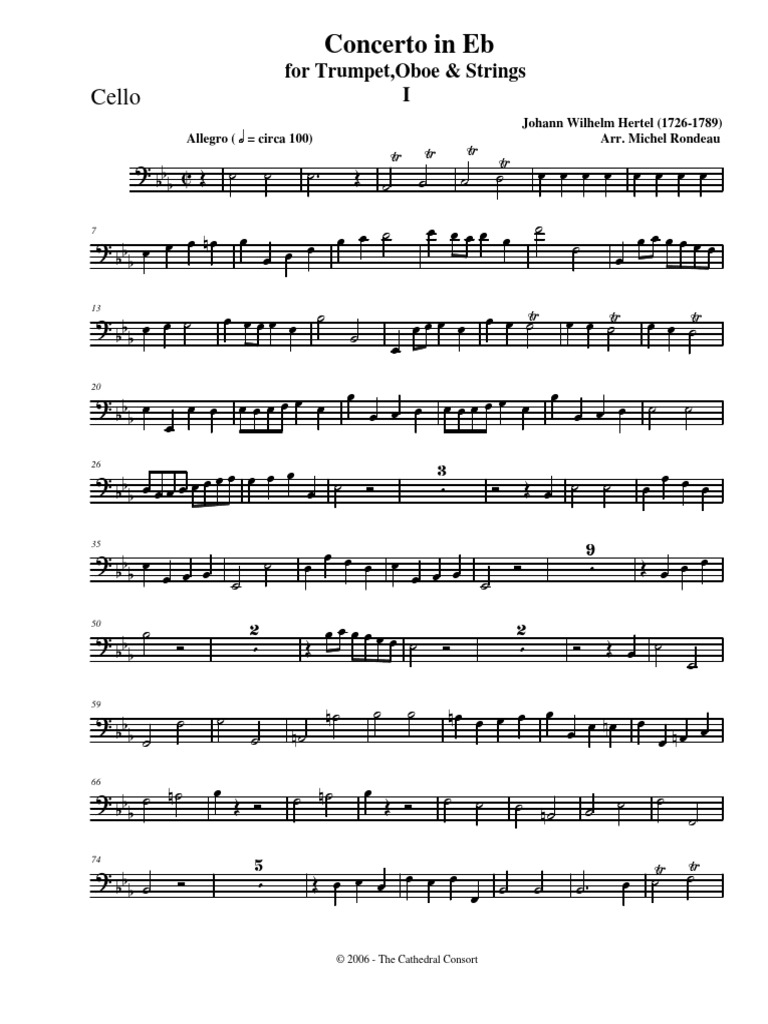 Concerto Pour Trompette - Partition Musicale Pour Trompettistes - Œuvre Classique Pour Orchestre