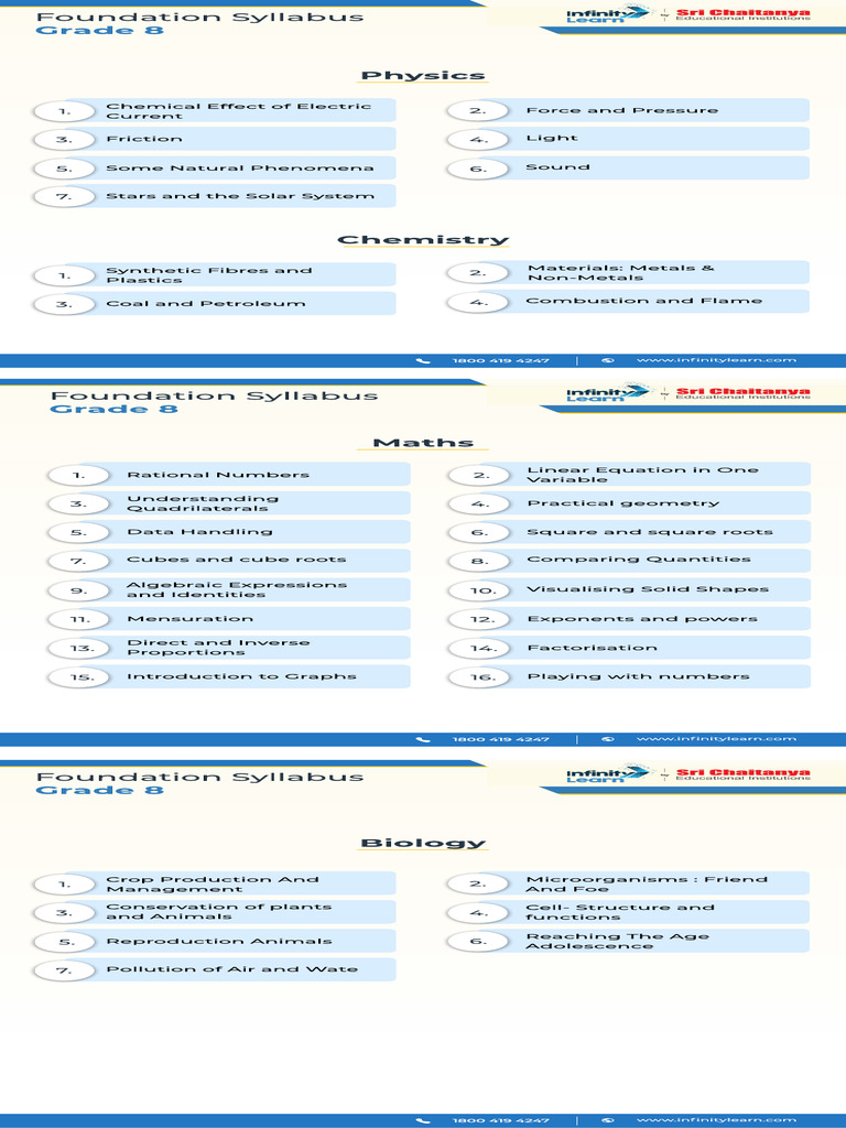 Grade 8 Foundation | PDF