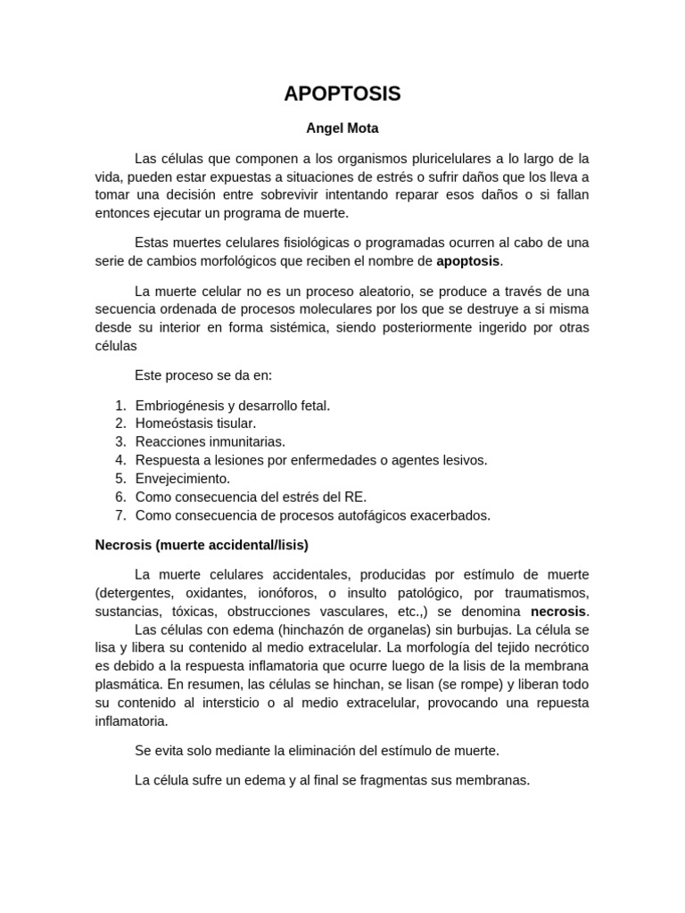 Tema 13.2 Apoptosis | PDF | Bcl 2 | Apoptosis