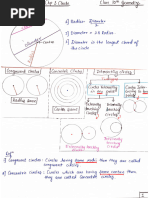 Class 10 Maths: Circles Notes PDF | PDF | Circle | Perpendicular