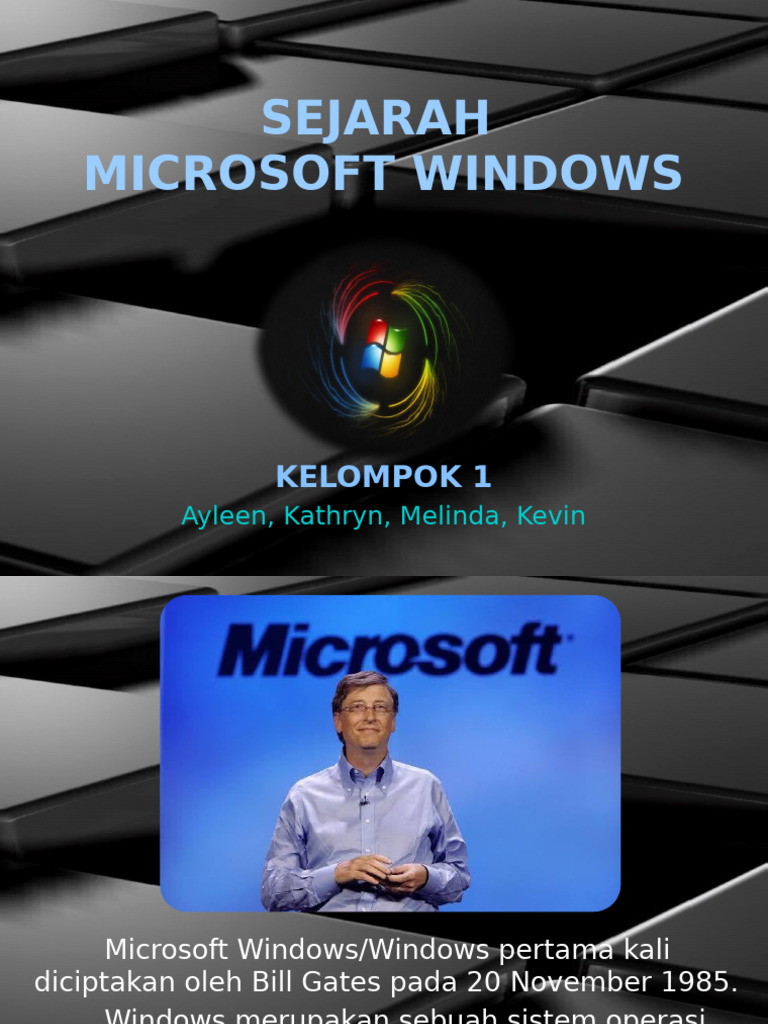 Sejarah microsoft windows pdf