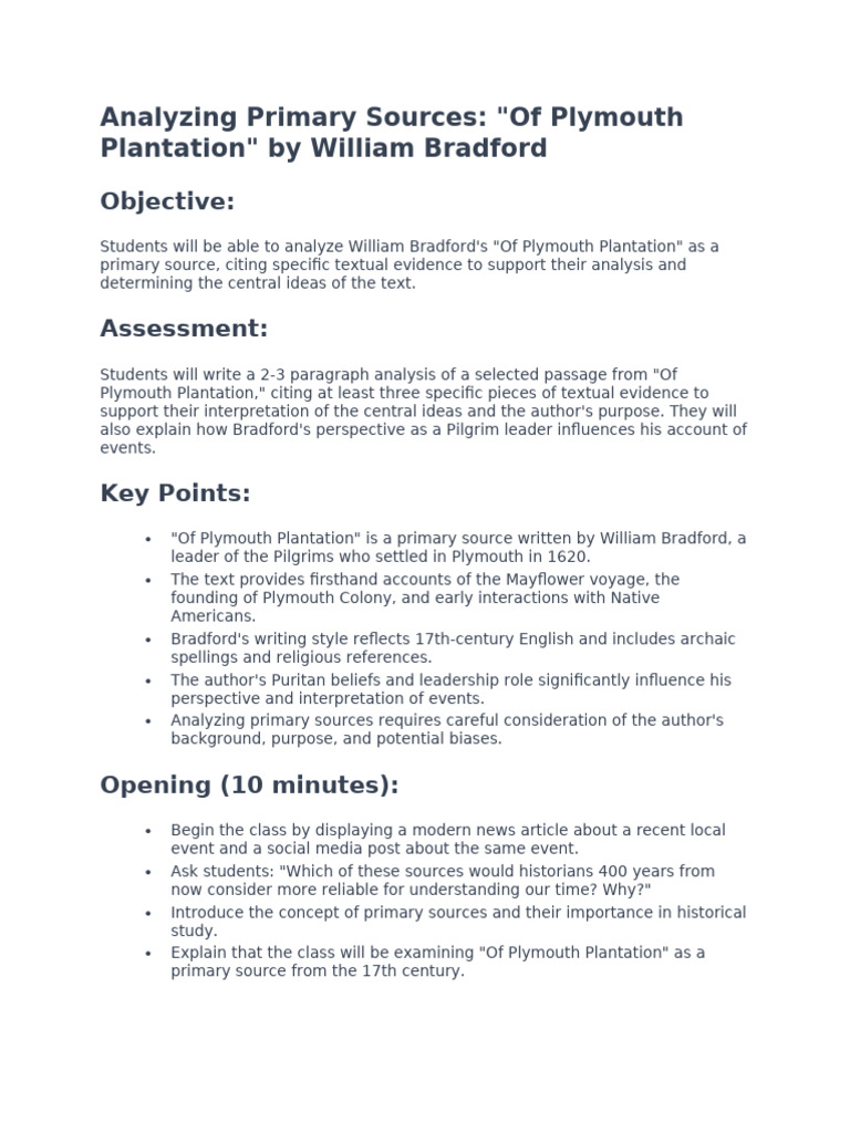 Analyzing Primary Sources | PDF