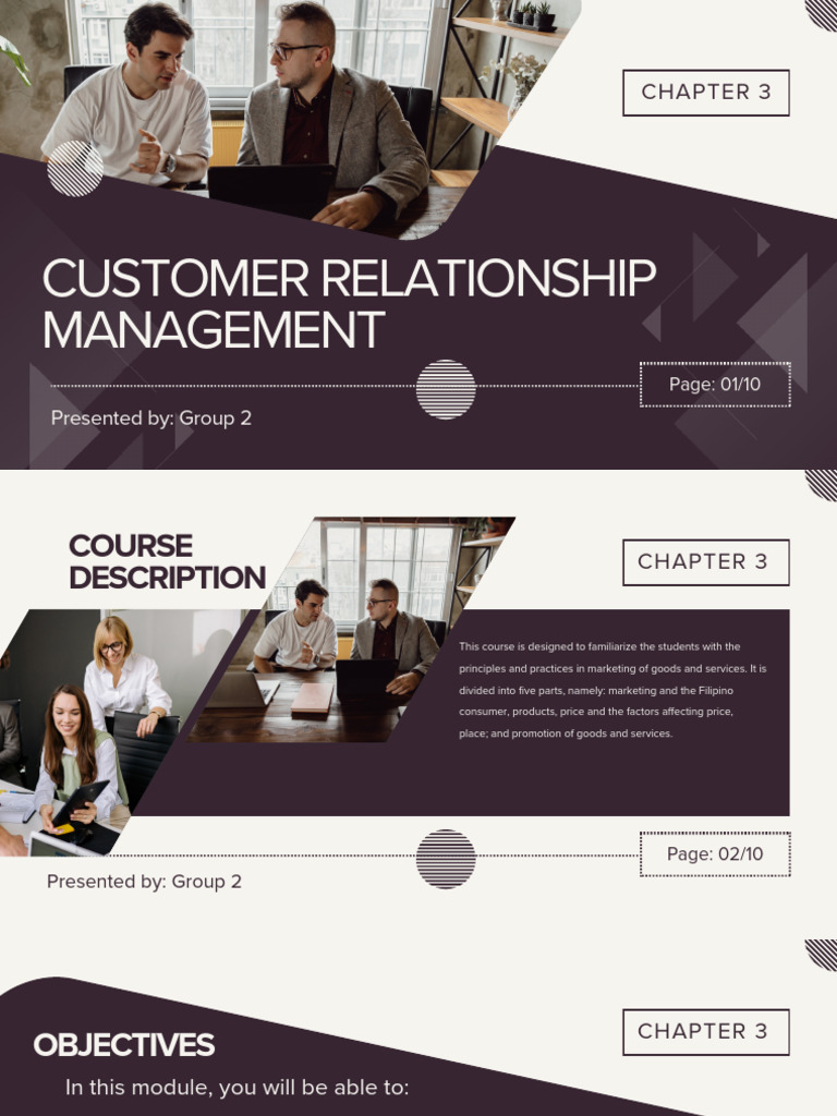 CHAPTER - 3 - Customer Relationship Management - GROUP - 2 | PDF ...