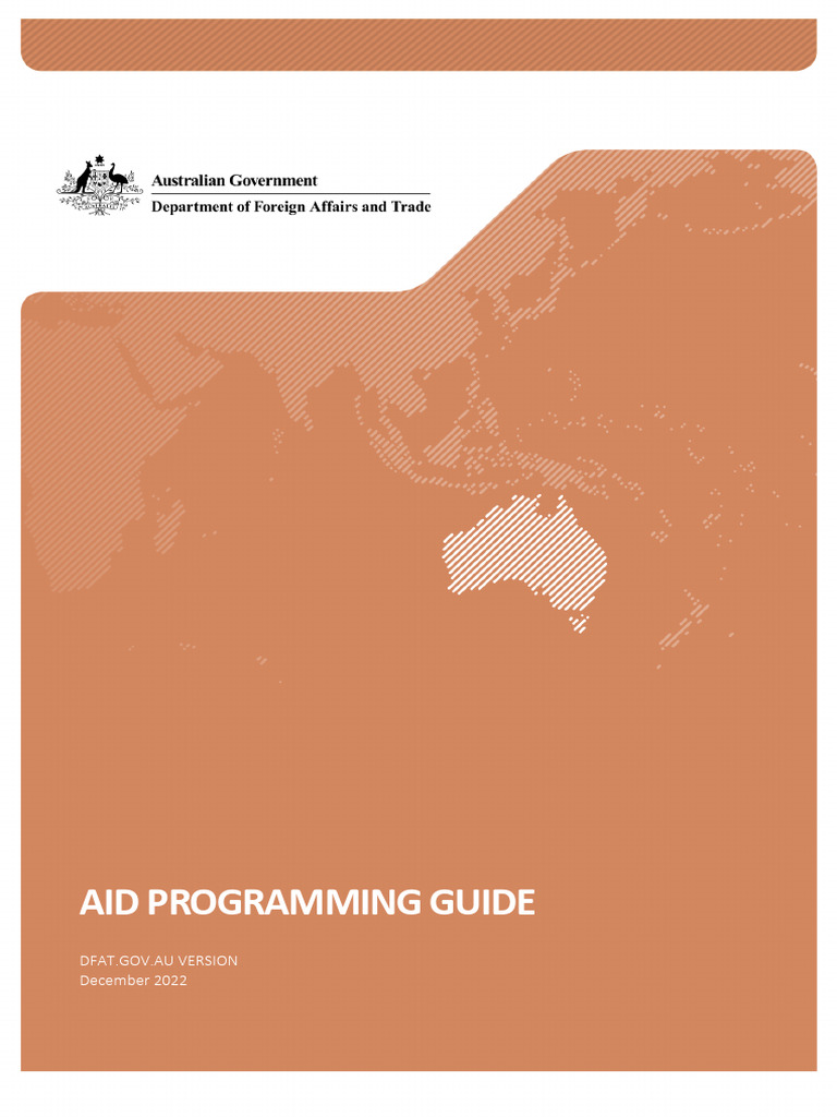Aid Programming Guide | PDF | Disaster Risk Reduction | Business