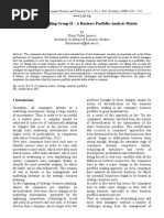 Download Boston Consulting Group II  A Business Portfolio Analysis Matrix by IJEPT Journal SN76610497 doc pdf
