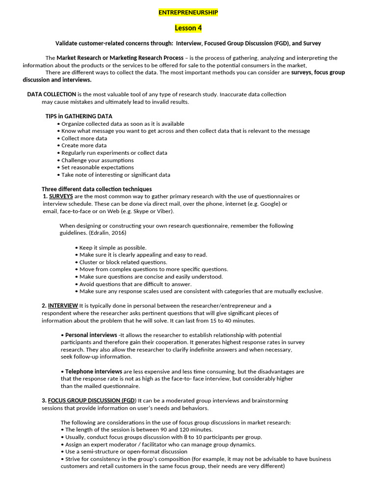 4 Market Research Pdf