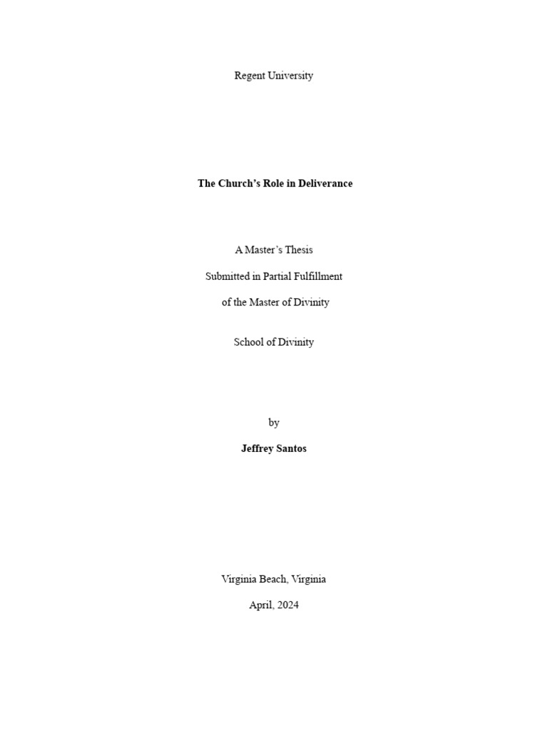 the-church-s-role-in-deliveran-pdf