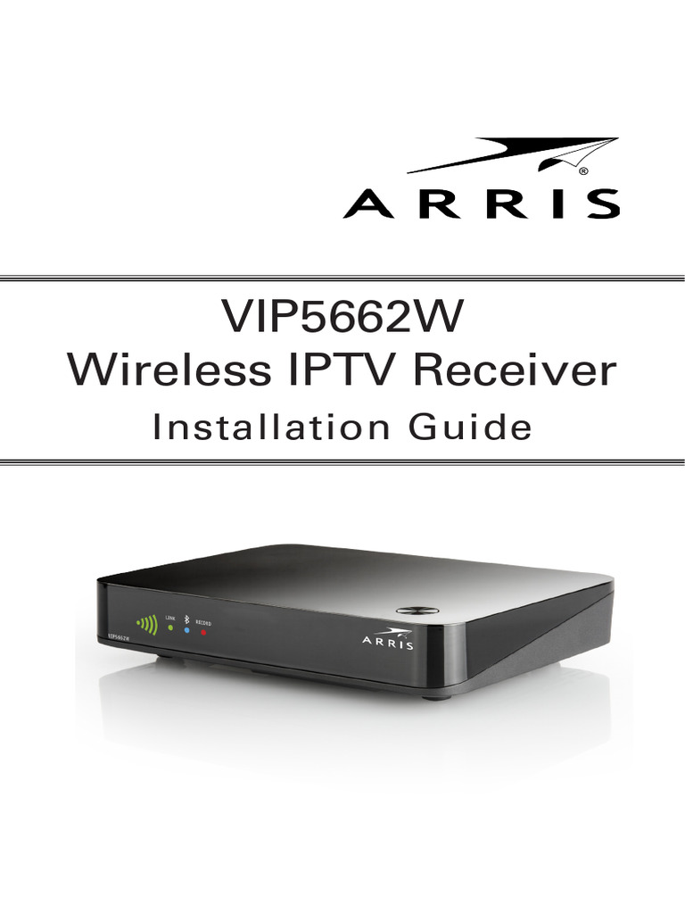 VIP5662W IPTV Receiver Setup Guide | PDF | License | Hdmi