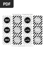 NYE Party Circles - Tomkat Studio