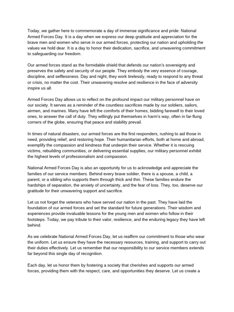 Assembly Speech | PDF