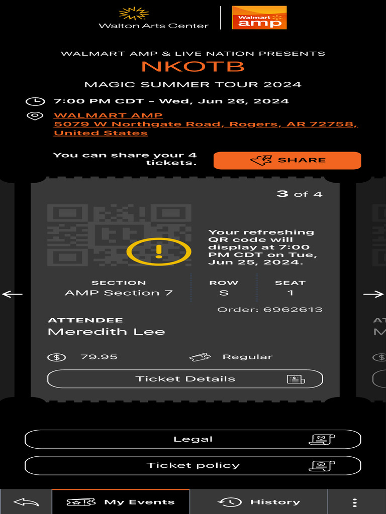 Nkotb Magic Summer Tour 2024 Walmart Amp Powered by True Tickets PDF