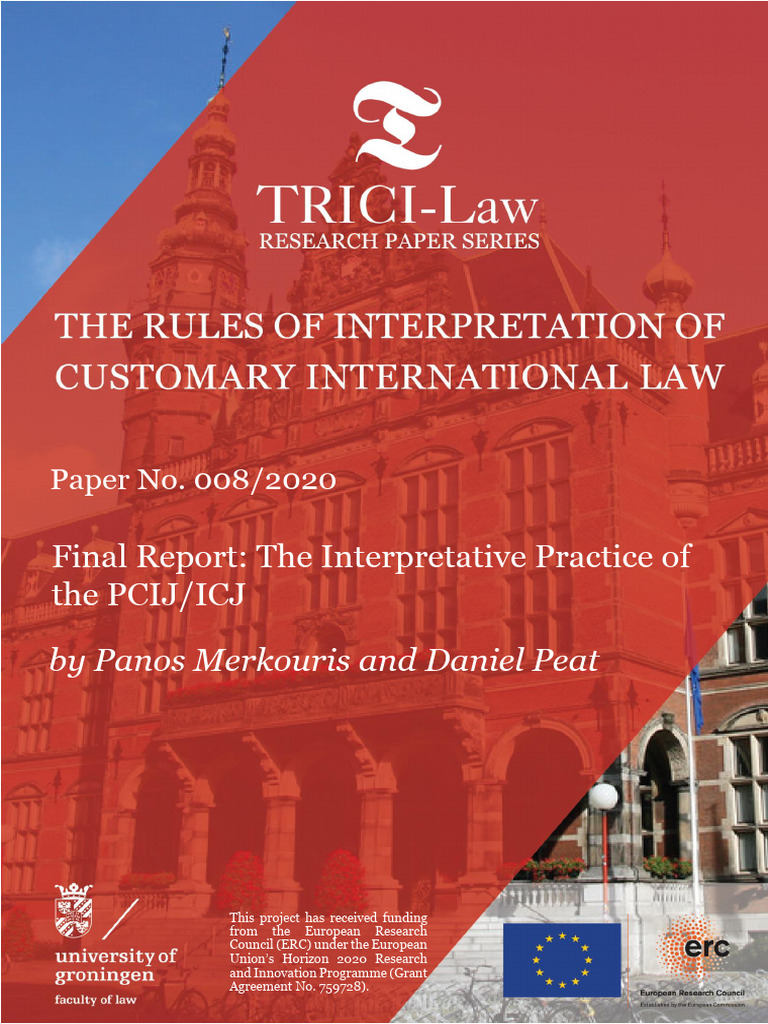 Article On International Law Interpretation | PDF | International Law ...