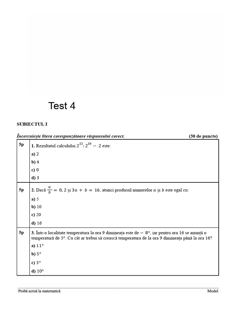 Test 4 | PDF