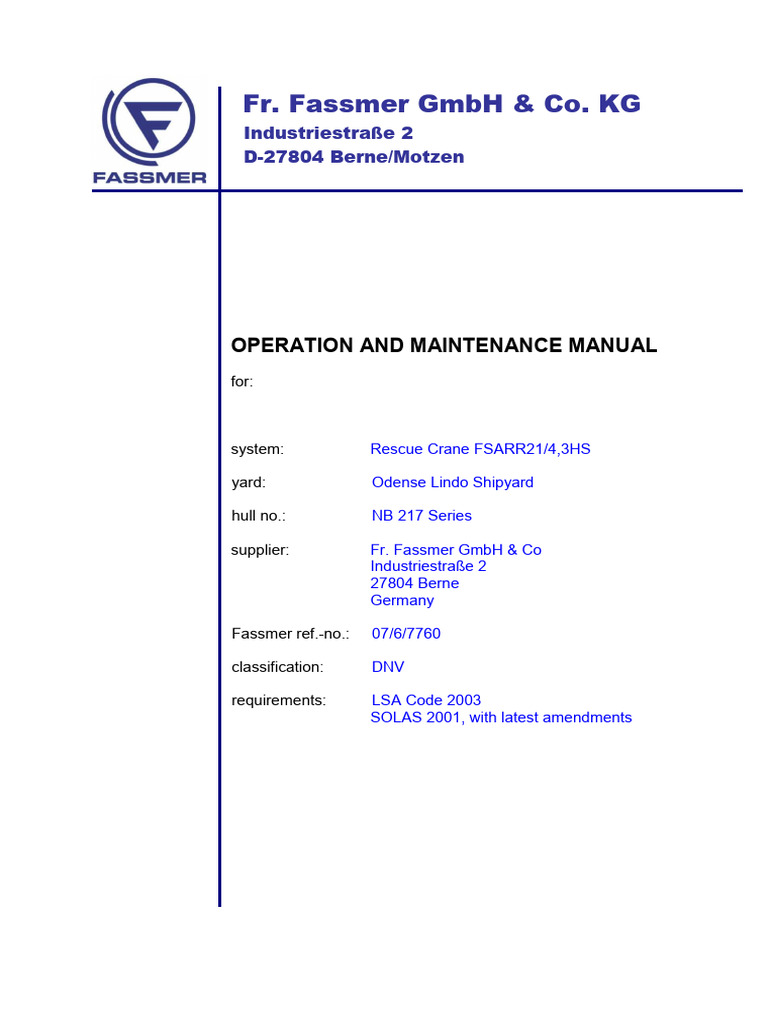 Manual FSAR 21-43 HS | PDF
