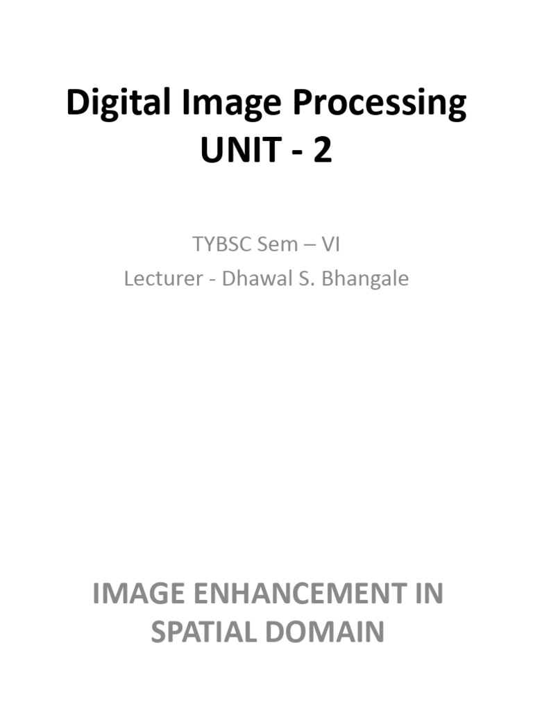 Dip Unit 2 | PDF