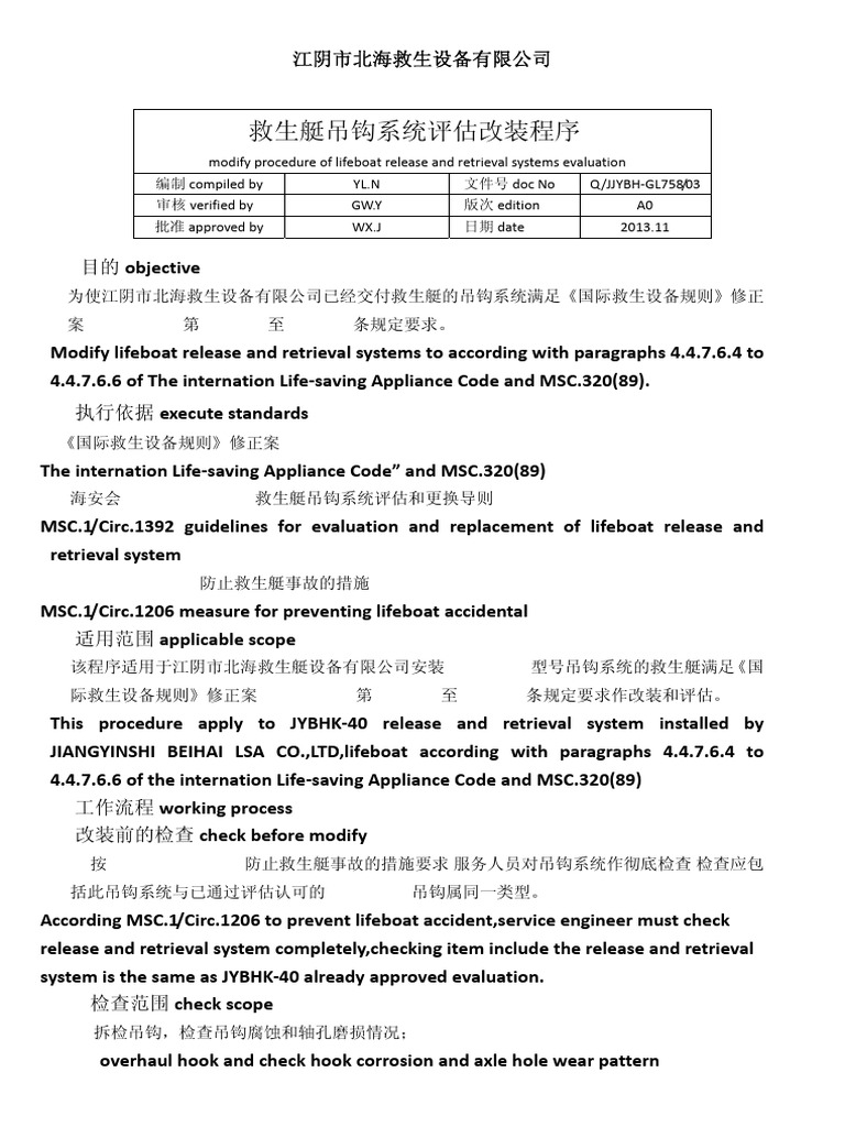 Modify procedure pdf