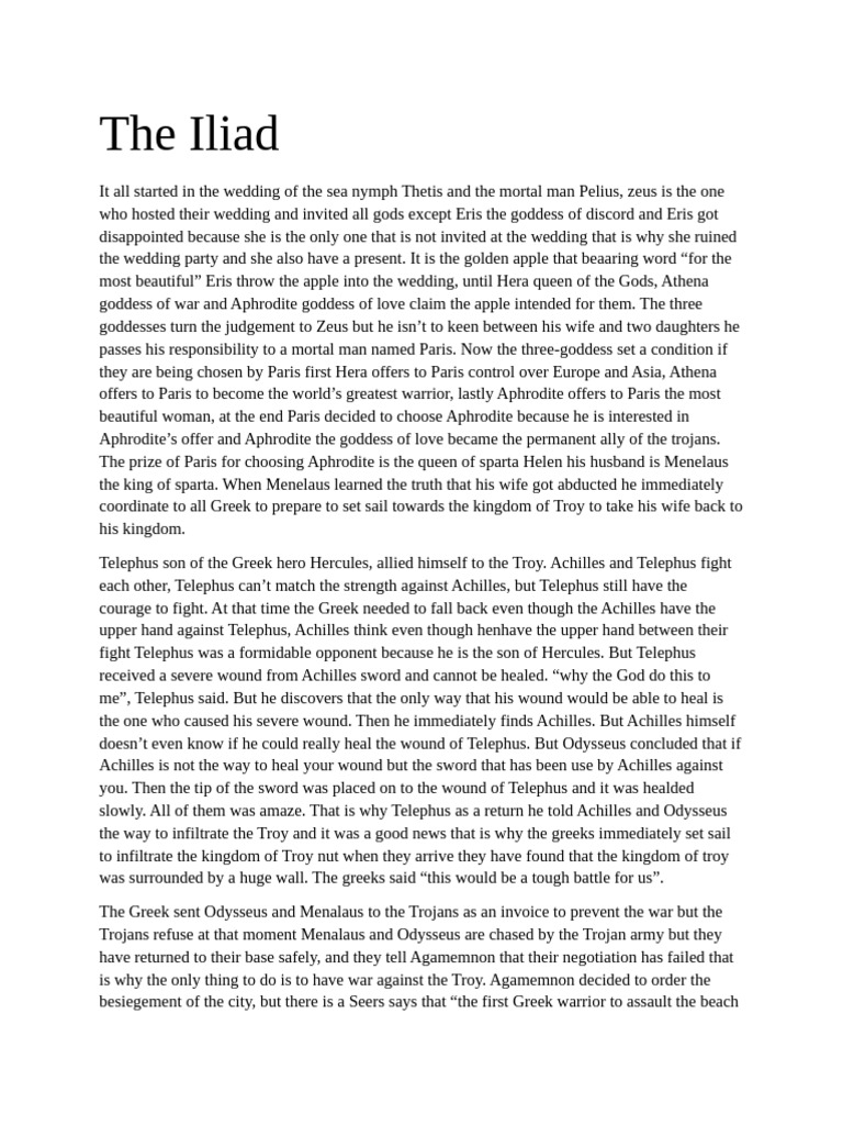 The-Iliad | PDF