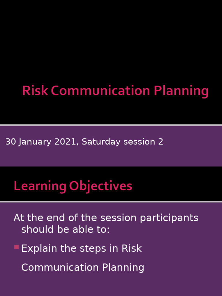Riskcomplanning | PDF