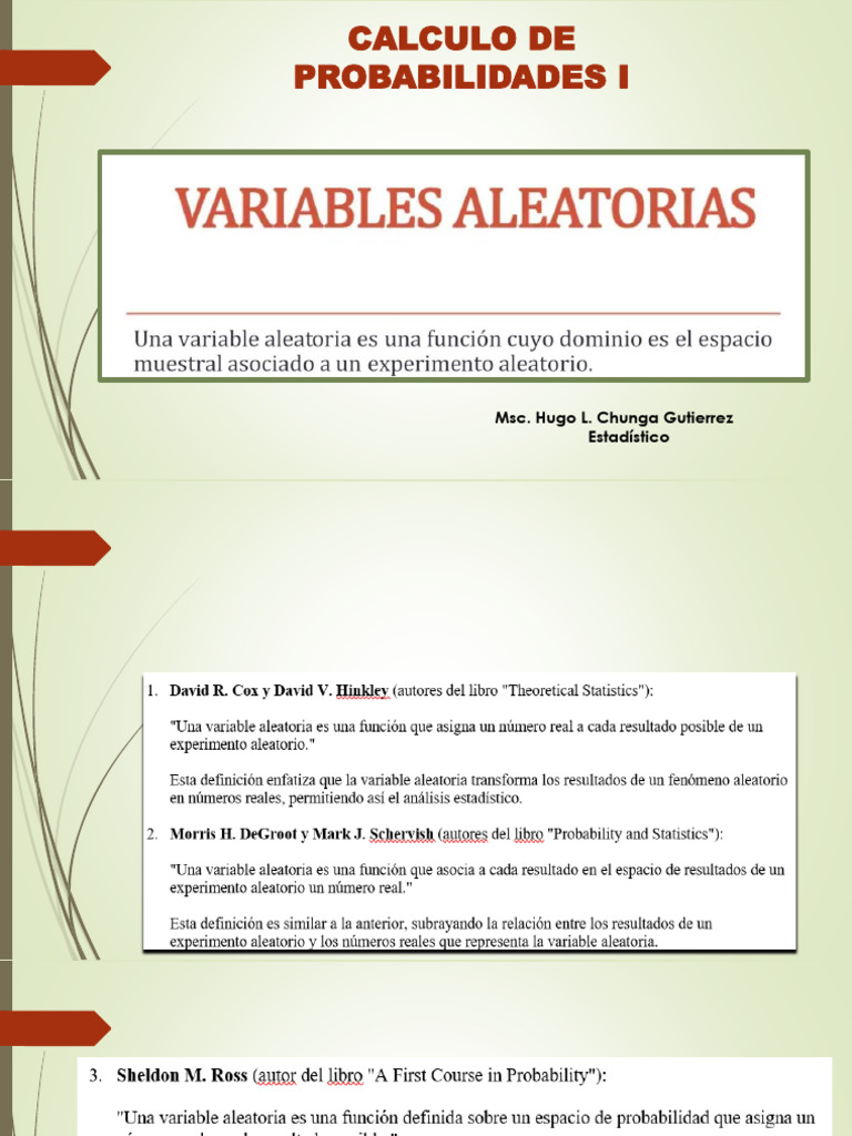 Variable Aleatoria Pdf